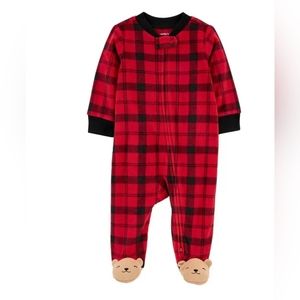 🆕️ Baby Buffalo Check 2-Way Zip Fleece Sleep & Play